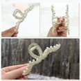 thumbnail image 4 of Unique Bargains Hair Clip Classic Faux Pearl Wave Shape Hair Clip Elegant Luxurious Cute Hair Accessories for Women, 4 of 6