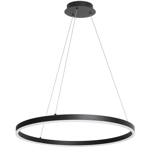 Dainolite 34W Chandelier, MB w/ WH Acrylic Diffuser