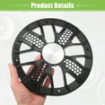 thumbnail image 5 of Unique Bargains 2 Pcs 8" Car Speaker Grills Cover Round 8 Inch Audio Subwoofer Guard Protector with Screws ABS Black, 5 of 6