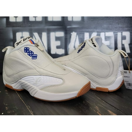 

Reebok The Answer IV Bronze 56K Beige Brown White Leather Shoes GZ3877 Men 7.5
