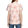 thumbnail image 5 of Honeii Daisy And Bee Print Youth Short Sleeve T-Shirt,Boys Athletic Shirt,Quick Dry Short Sleeve Performance Moisture Wicking T Shirt, 5 of 6
