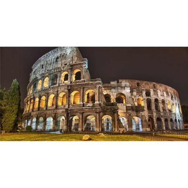 Colosseum Photo Plaque License