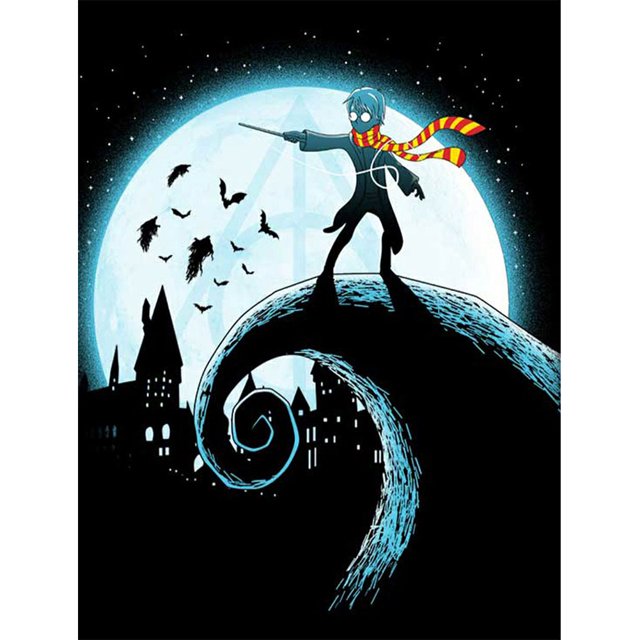 Taladro Harry Potter 5D DIY Diamond Painting Kits Full Round Wall Decor (1857) FLhrweasw Nuevo