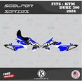 thumbnail image 3 of Kalair GFX Graphics Kit for Ktm DUKE390 (2024) Scalper Series, 3 of 4
