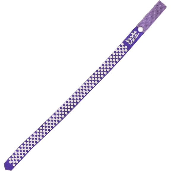 Beastie Bands Cat Collar Checkerboard Purple