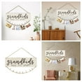 thumbnail image 2 of YWIYIUD 2PCS Mini Wooden Picture Board Hanging Photo Novelty Wooden Display Photo Board with Round Bead Ropes for Home Liveing Room Bedroom and Wall Decoration, 2 of 7