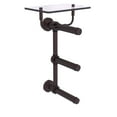 thumbnail image 3 of Waverly Place Collection 3 Roll Toilet Paper Holder with Glass Shelf - Antique Pewter, 3 of 11