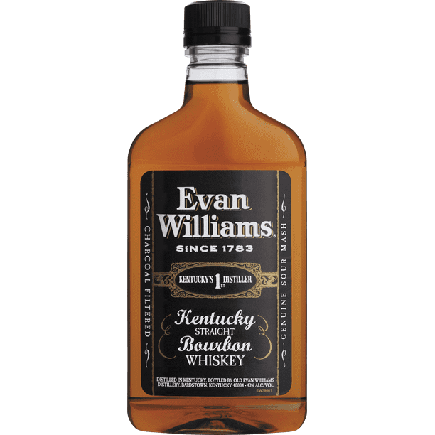 Evan Williams Black Single Barrel Kentucky Straight Bourbon, 375 mL