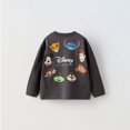 thumbnail image 2 of Camiseta de manga larga de Disney para niños, jersey de cuello redondo, Camiseta con estampado bonito, camisetas de moda para niños pequeños, 2 of 2