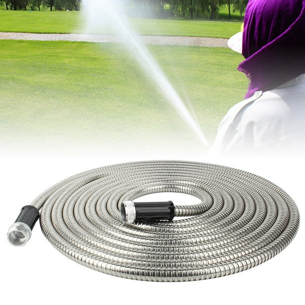 OTVIAP Flexible Hose,304 Stainless Steel Garden Water Hose Non-kink