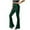 Green, variant on aidice Pants for Women High Waisted Slim Fitted Bell Bottom Pants with Pockets Fall Winter Trendy Casual Trousers