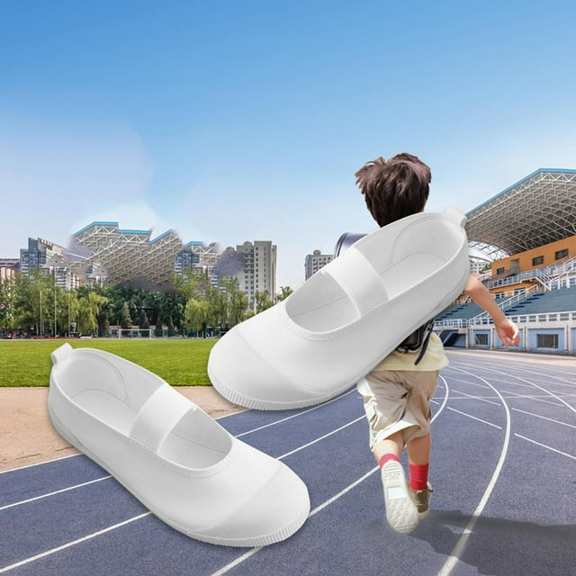 Zapatos de lona Hugo Zapatillas de lona Para Niños Blancos Antideslizantes Cómodos Ligeros