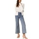 thumbnail image 2 of Suéter cárdigan casual INSPIRE CHIC para mujer, de frente abierto, de manga larga, con peplum, tejido, color blanco, 2 of 6