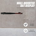 thumbnail image 3 of WRITWAA 2Pairs Decorative Acrylic Bat Rack for Baseball Softball and Hockey Stick Display, 3 of 8