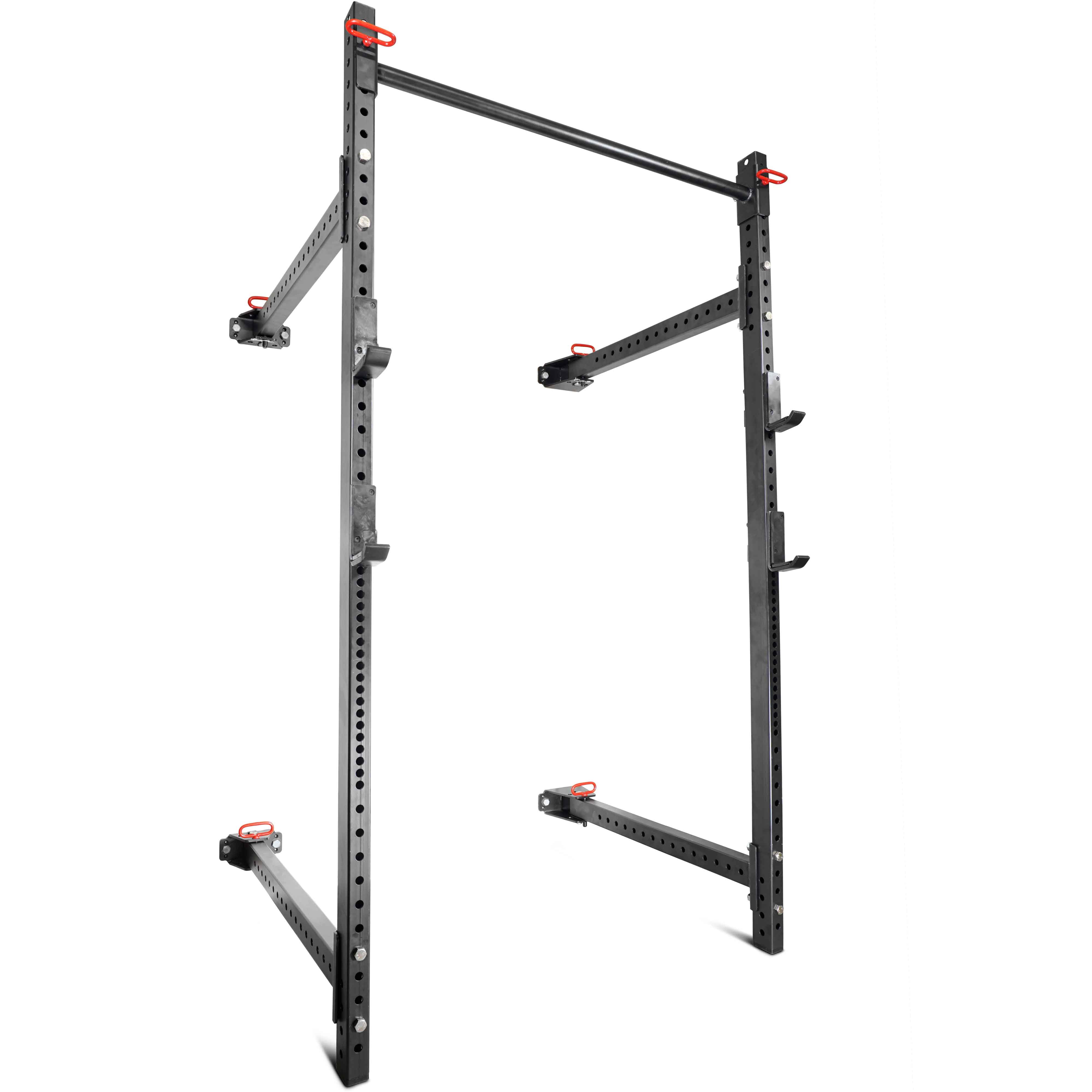 Titan Fitness T-3 Series Fold Back Power Rack 41" Deep Wall Mounted Laser Cut by Titan Fitness
