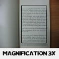 thumbnail image 3 of 3X PVC Magnifier Sheet Book Page Magnifying Glass Reading Magnification Device, 3 of 7