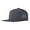 Dark Grey, variant on Men Flat Brim Adjustable Performance Hat Snapback Laser Perforated Baseball Cap