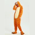 thumbnail image 3 of Conjunto de pijama de tigre de una pieza para adultos, mono de franela, Cosplay de animales de dibujos animados, disfraz de Halloween, ropa de dormir, ropa de casa de Navidad, 3 of 4