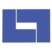 Brady Floor Tape,Blue,4 inx10 in,L,PK20 104456