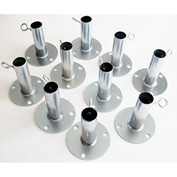 Golden Valley Tools & Tarps 10pc - 1 3/8" (FVFP) ~ Short Foot PAD/Baseball Batting CAGE Base Plate C