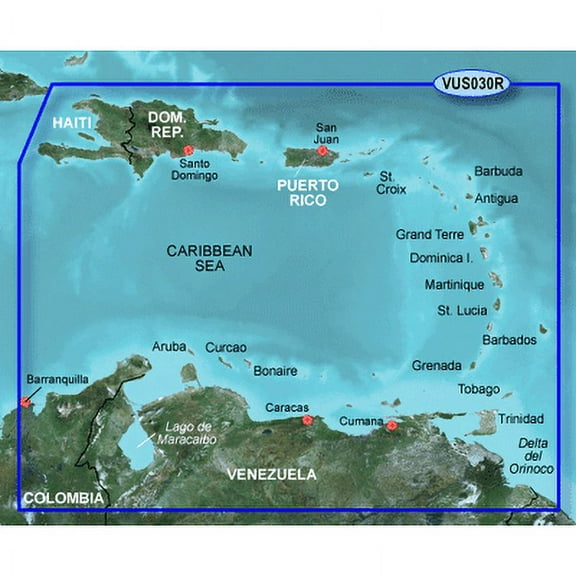 Garmin 010C073100 g2 Vsn HD SD VUS030R Southeast Caribbean
