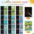 thumbnail image 3 of Set de arte KSIWRE para niños con 3 bolígrafos para rascar, 3 of 6