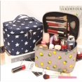 thumbnail image 4 of Bolsa de cosméticos portátil, pequeña, fresca, bonita, portátil, multifuncional, de lona, para viaje, para guardar cosméticos, 4 of 6