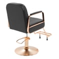 thumbnail image 2 of Silla Para Barberia Onof  MADRID Y Estética C/ Asiento Giratorio a 360° Y Altura Ajustable Color Cobre, 2 of 11