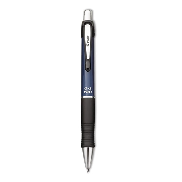 Bolígrafo de gel PILOT G2 Pro Fine Point 0.7 mm Blue Barrel