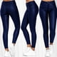 thumbnail image 3 of Pantalones casuales de cuero de color sólido de primavera, leggings, pantalones de mujer, 3 of 4