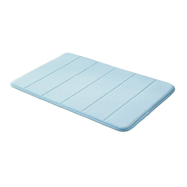 Memory Foam Bath Mat Set for Bathroom Floor Comfort Universal Soft Non Absorbent Washable Toilet Rug