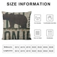 thumbnail image 5 of Qinduosi Lodge Cabin Pillow Cover Do Not Wake The Bears Design Home Sofa Decorative Throw Cushion Cover Furniture Square Printed Pillowcase Hidden Zipper, 5 of 5