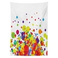 thumbnail image 3 of Ambesonne Colorful Tablecloth Rectangular Table Cover, Abstract Circle Rounds, 60"x84", Multicolor, 3 of 4