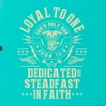 thumbnail image 6 of Wild Bobby Loyal To One Dedicated Steadfast In Faith | Religious Bible Verse John 14:6 Inspirational/Christian Women Tri-Blend Racerback Tank Top, Tahiti Blue, X-Large, 6 of 6