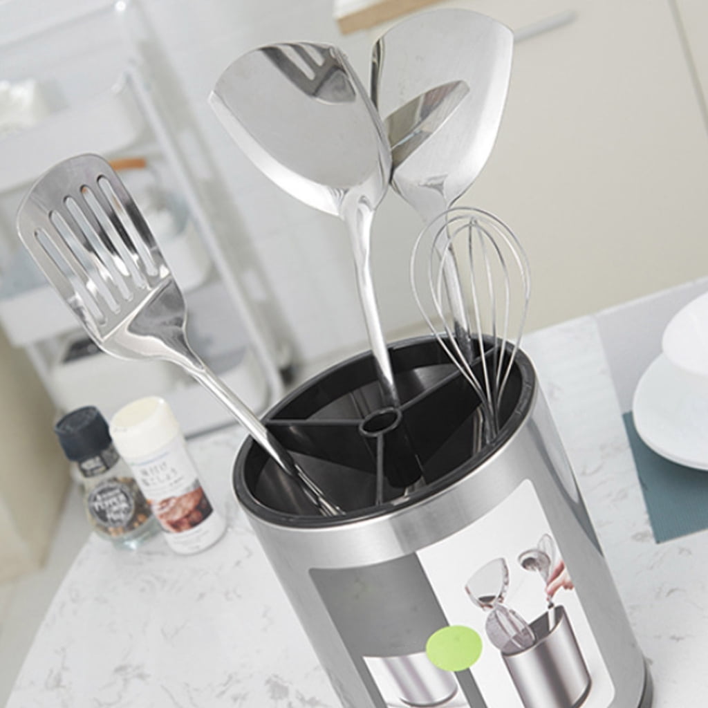 Kitchen Cutlery Organizer Knife Stand Utensil Holder for Countertop Flatware