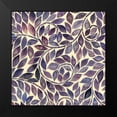 thumbnail image 2 of Popp, Grace 15x15 Black Modern Framed Museum Art Print Titled - Amethyst Swirls I, 2 of 5