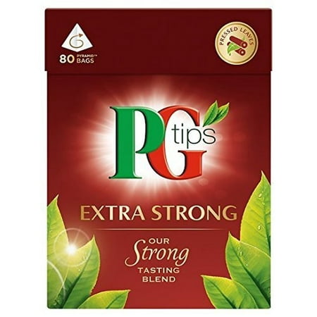 PG Tips Extra Strong Tea 80 Bags (Best Strong Tea Bags)