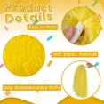 thumbnail image 6 of ABCISI 12 PCS Pom Poms Cheerleading Sports Spirited Plastic Cheer Pompoms with Handles for Kids Adults Team Party Dance Cheering (Soft Plastic- Yellow), 6 of 14