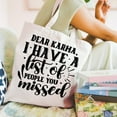 thumbnail image 4 of Canvas Tote Bag for Women Shopping Reusable Grocery Shopping Bags with Women Gift Book Lovers Birthday Library Book Bag Gifts for Readers Lover Gifts Mom Gift,Canvas Shoulder Bag for Women for Girls, 4 of 7