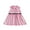 Pink, variant on BemeyourBBs Toddler Baby Girl Denim Dress with Belt Summer Western Baby Girl Cowgirl Outfit Pink Button Down Turn Down Neck Sleeveless A Line Dress