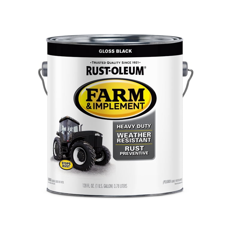 2 Pack, Black, Rust-Oleum Specialty Gloss Farm and Implement Paint
