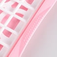 thumbnail image 2 of 1Pc Draining Tray Plastic Fruit Tray Vegetable Tray Fruit Plate Snack Tray Water Draining Tray (Pink Square), 2 of 8