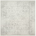 thumbnail image 3 of SAFAVIEH Adirondack Wyatt Traditional Distressed Area Rug, Ivory/Silver, 6' x 6' Square - Transitional Modern Design, Ivory & Silver, Ideal for Living Room, Bedroom, Dining Space, 3 of 16