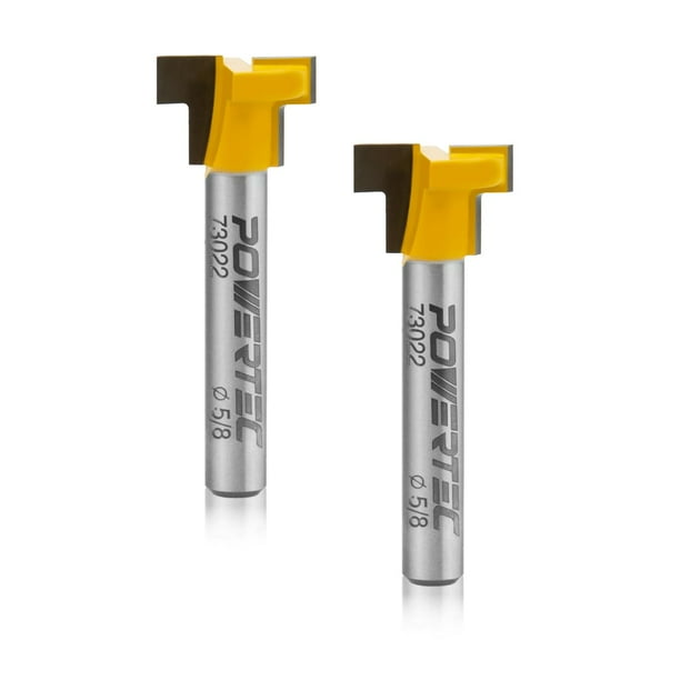 Broca fresadora POWERTEC 73022 con punta de carburo de 1,6 cm de altura