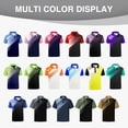 thumbnail image 3 of SPEEDRUN Short Sleeve Shirts for Men, Dry Fit Print Polo Shirt with Moisture-wicking, Sizes M-3XL, 3 of 6
