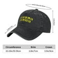 thumbnail image 4 of Waffle House Unisex Adult Washed Denim Cotton Sport Outdoor Baseball Cap Adjustable Cowboy Baseball Hat, 4 of 5