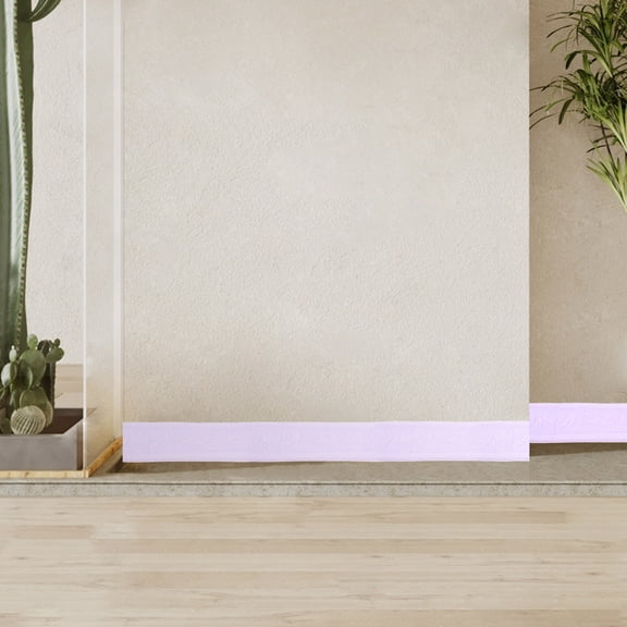 Worgeous Violet Self Adhesive Foam Trim Molding for Frames Durable Decorative Wall Edging Strip 1 Roll
