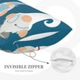 thumbnail image 3 of Rateoe Nurse Doctor Gnomes Pattern Pillow Covers with Invisible Zipper(Pillows are not Included) Standard Pillowcases-16"x24", 3 of 6
