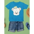 thumbnail image 3 of Cute Teddy Bear With Crown T-Shirt Juniors -Image by Shutterstock,  x-Small, 3 of 4