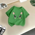 thumbnail image 5 of MEZZALL Kids Girls Cute Graphic Cartoon T-Shirts Round Neck Short Sleeve Tee Summer Casual T Shirt Tee Stylish Baby Toddler Dailywear, 5 of 5